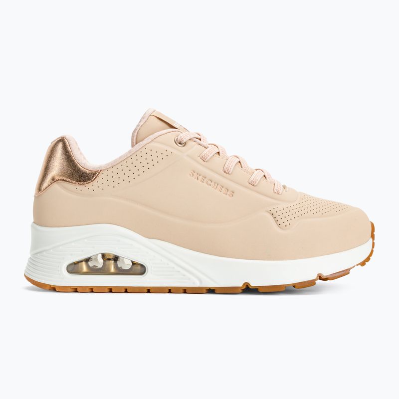 Scarpe da donna SKECHERS Uno Shimmer Away beige 3
