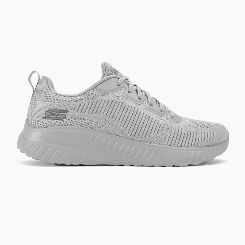 SKECHERS Scarpe da donna Bobs Squad Chaos Face Off grigio chiaro 2
