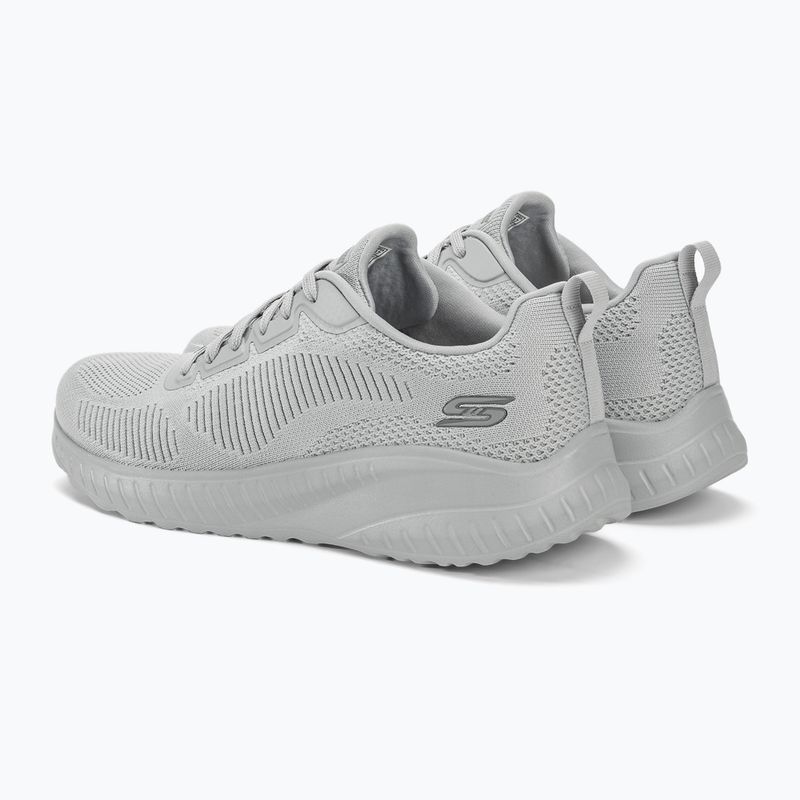 SKECHERS Scarpe da donna Bobs Squad Chaos Face Off grigio chiaro 3
