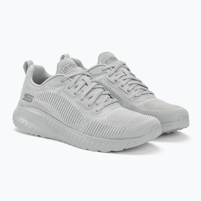 SKECHERS Scarpe da donna Bobs Squad Chaos Face Off grigio chiaro 4