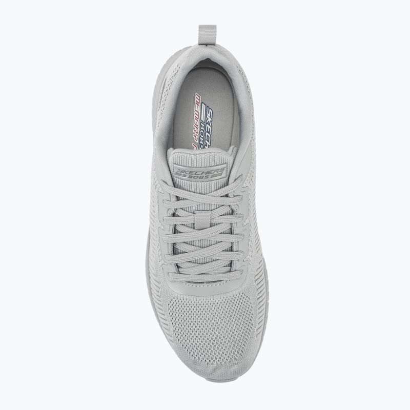 SKECHERS Scarpe da donna Bobs Squad Chaos Face Off grigio chiaro 6
