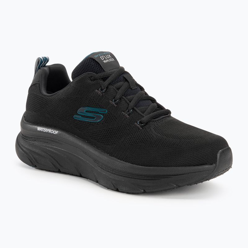 Scarpe SKECHERS D'Lux Walker Get Oasis nero/teal da uomo