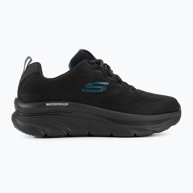 Scarpe SKECHERS D'Lux Walker Get Oasis nero/teal da uomo 2