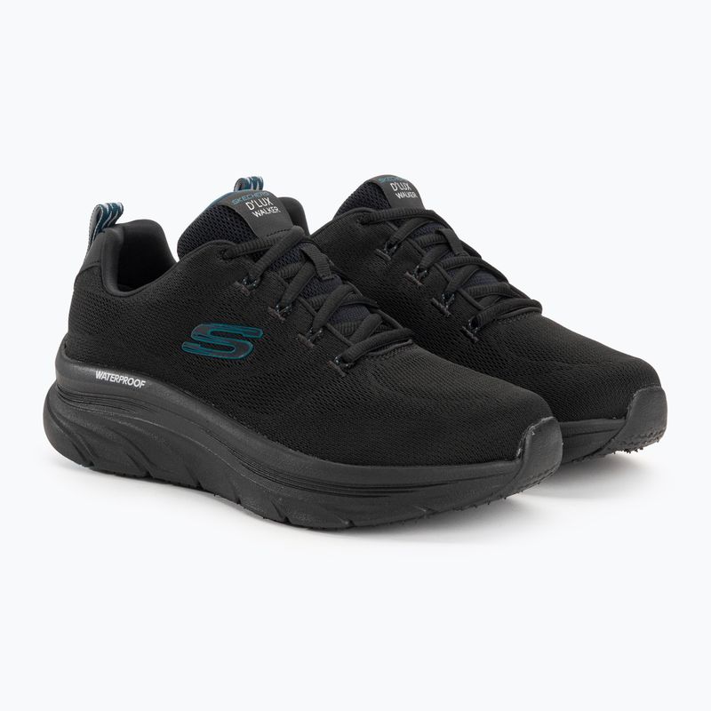 Scarpe SKECHERS D'Lux Walker Get Oasis nero/teal da uomo 4