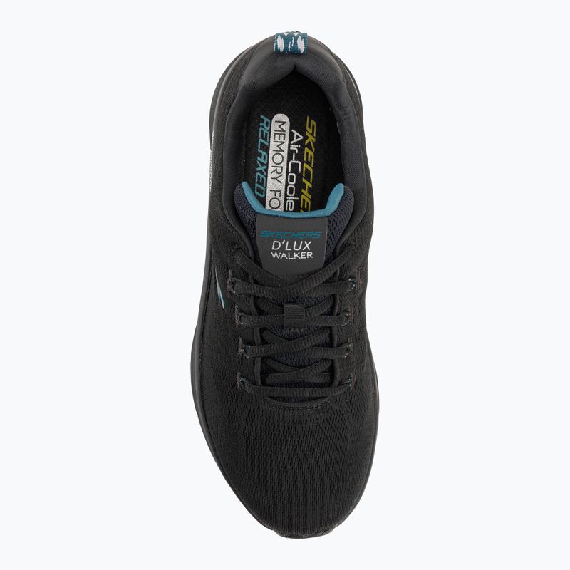 Scarpe SKECHERS D'Lux Walker Get Oasis nero/teal da uomo 6
