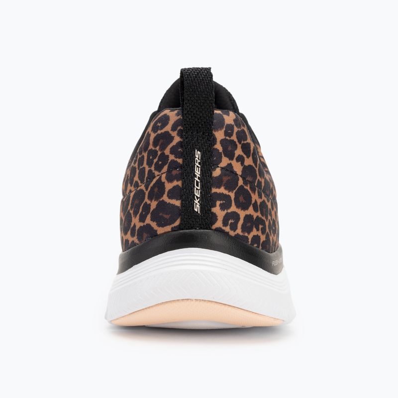 SKECHERS scarpe da donna Flex Appeal 4.0 Wild Ballad nero/leopardo 6