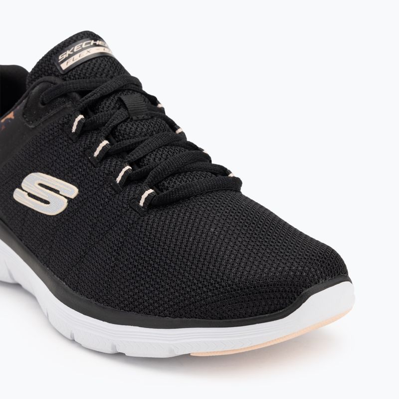 SKECHERS scarpe da donna Flex Appeal 4.0 Wild Ballad nero/leopardo 7