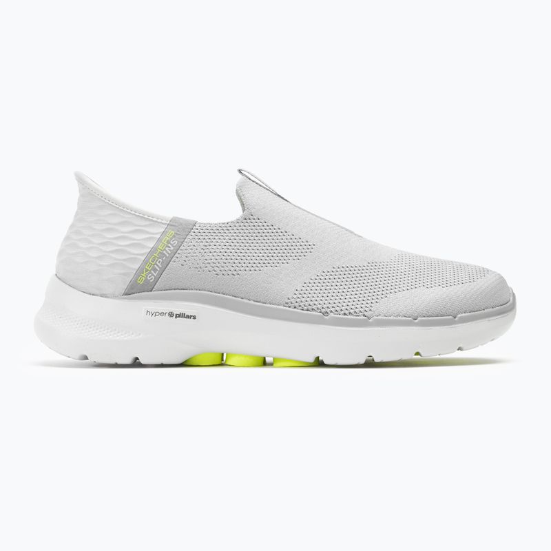 Scarpe SKECHERS Slip-ins Go Walk 6 Easy On grigio/grigio/verde da uomo 2