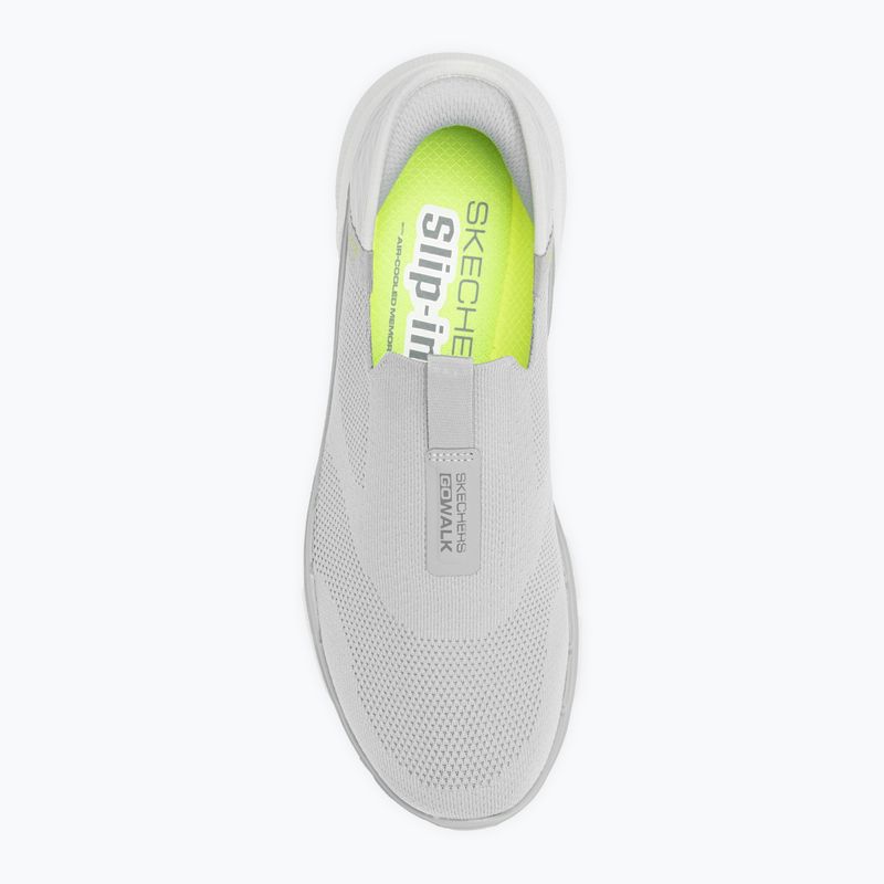 Scarpe SKECHERS Slip-ins Go Walk 6 Easy On grigio/grigio/verde da uomo 5