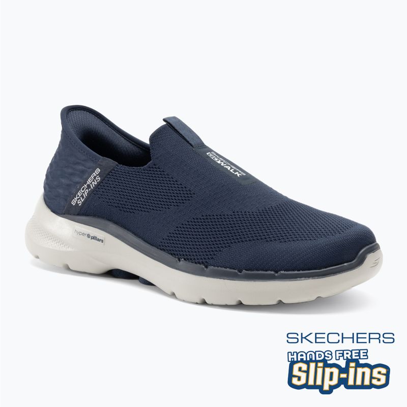 SKECHERS Slip-ins Go Walk 6 Easy On scarpe da uomo bianco/marino