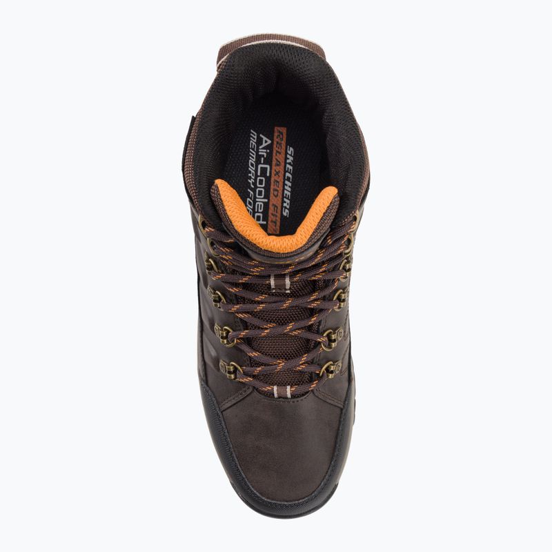 SKECHERS scarpe da uomo Relment Dagget cioccolato 6