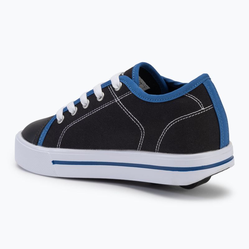 Heelys Classic X2 scarpe da bambino nero/bianco/blu 3