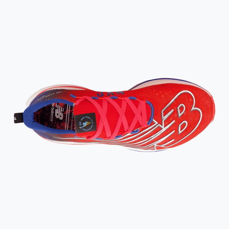 Scarpe da corsa da donna New Balance NYC Marathon FuelCell SuperComp Elite v3 rosso 15