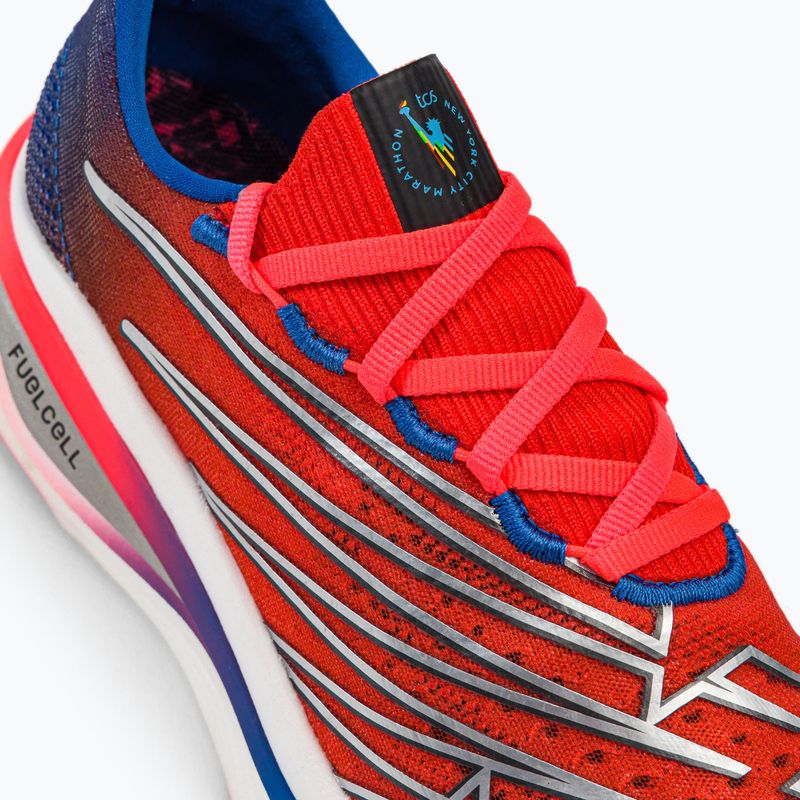 Scarpe da corsa da donna New Balance NYC Marathon FuelCell SuperComp Elite v3 rosso 8