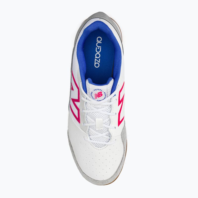 Scarpe da calcio per bambini New Balance Audazo V6 Command JNR IN bianco 6