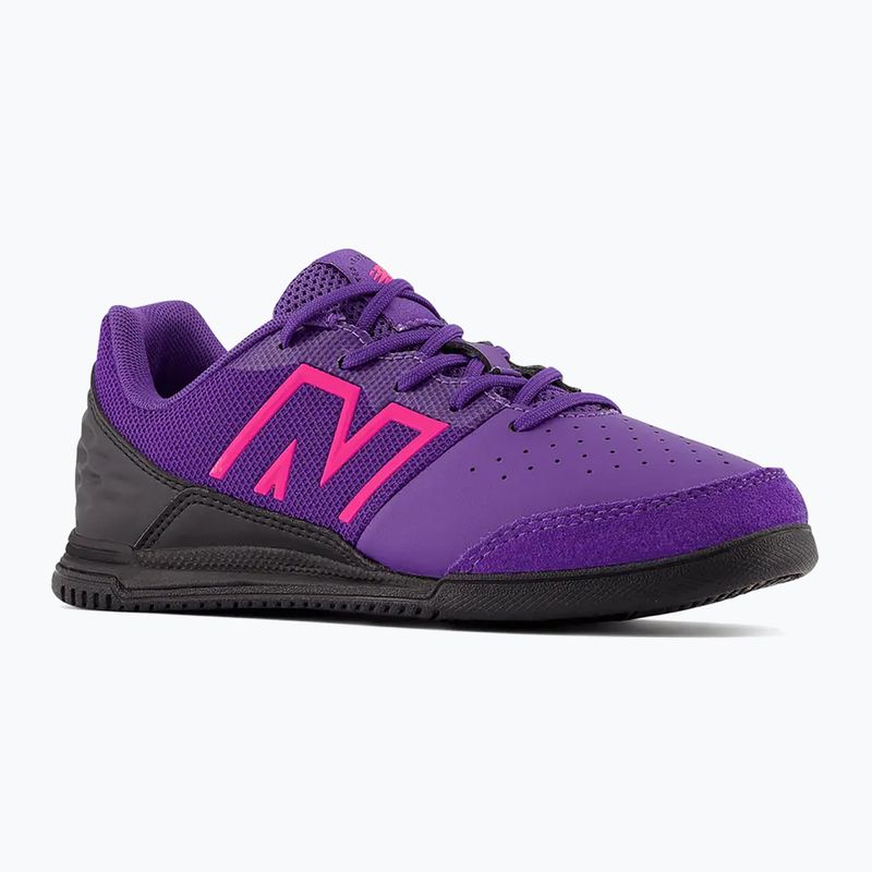 Scarpe da calcio per bambini New Balance Audazo V6 Command JNR IN prism purple 10