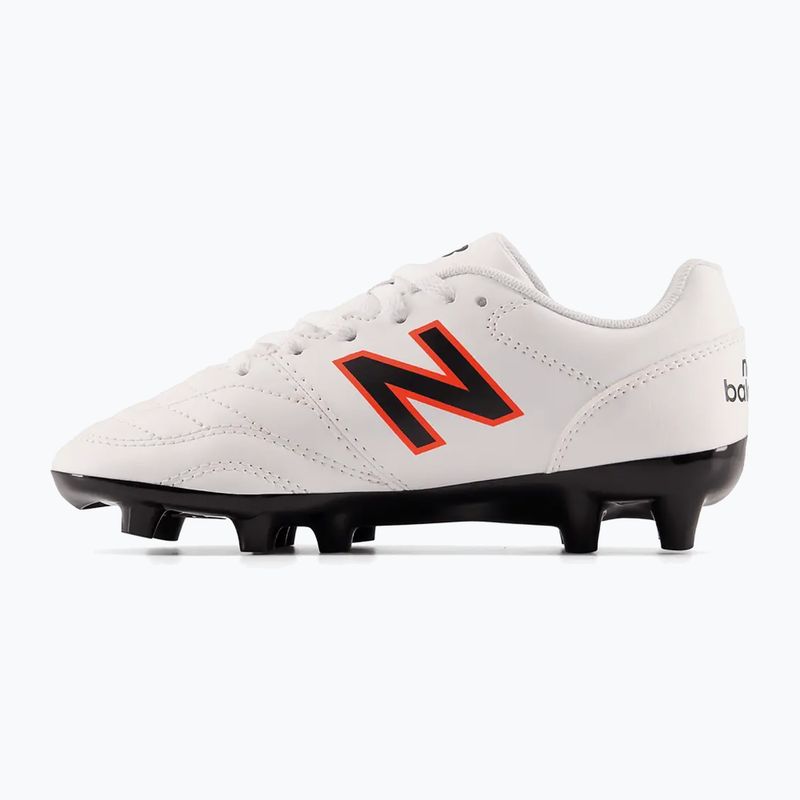 Scarpe da calcio per bambini New Balance 442 v2 Academy JNR FG bianco 12