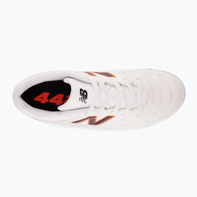 Scarpe da calcio per bambini New Balance 442 v2 Academy JNR FG bianco 14