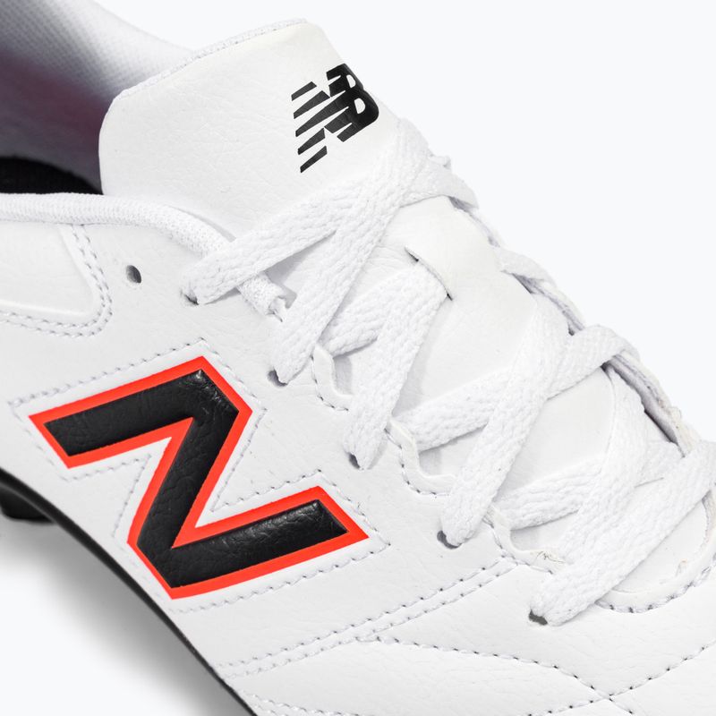 Scarpe da calcio per bambini New Balance 442 v2 Academy JNR FG bianco 8