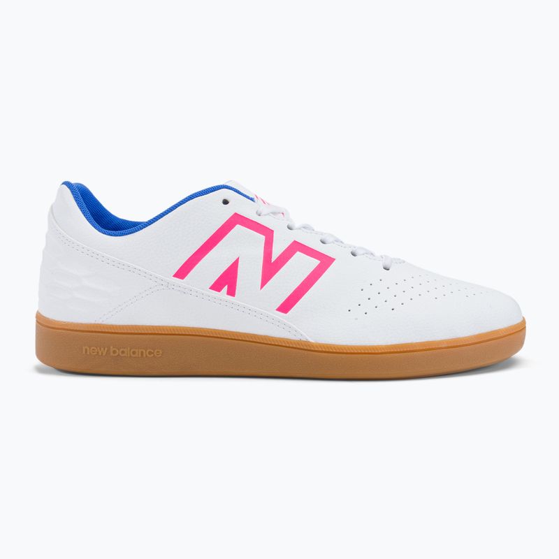 Scarpe da calcio uomo New Balance Audazo V6 Control IN bianco 2