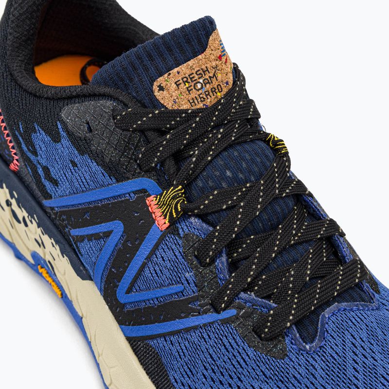 New Balance Fresh Foam X Hierro v7, scarpe da corsa da uomo in nero/marino 8