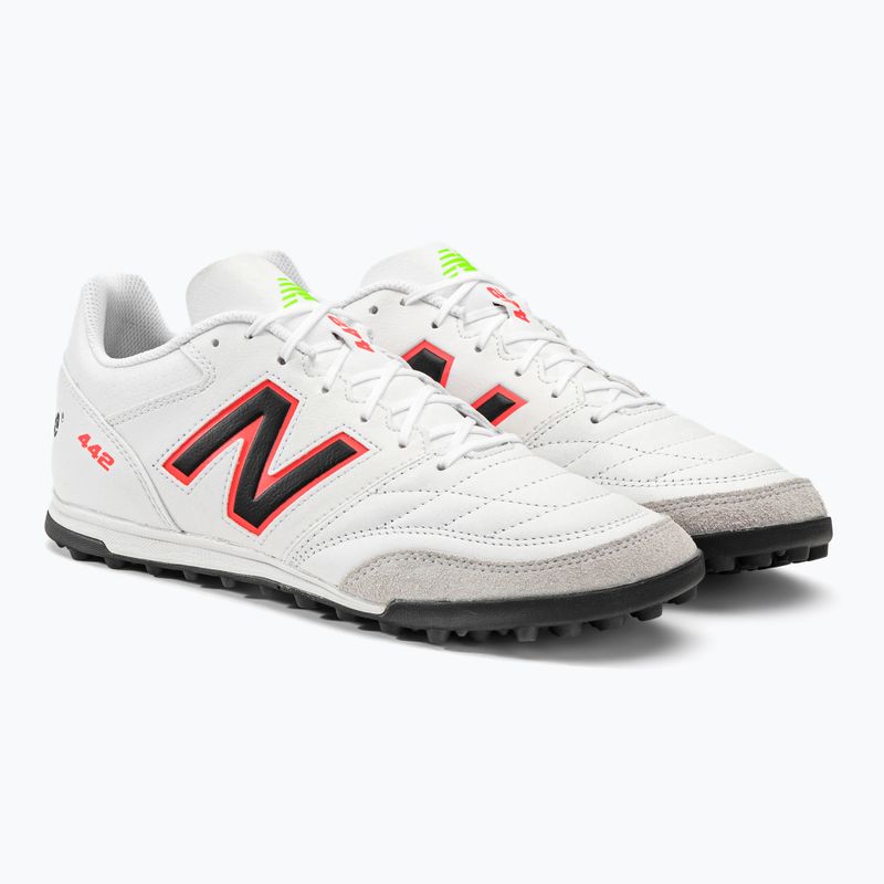 Scarpe da calcio da uomo New Balance 442 v2 Team TF bianco 4