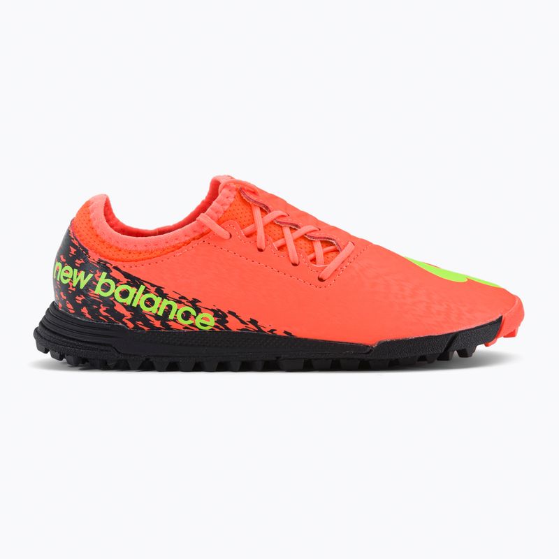 Scarpe da calcio per bambini New Balance Furon v7 Dispatch JNR TF neon dragonfly 2