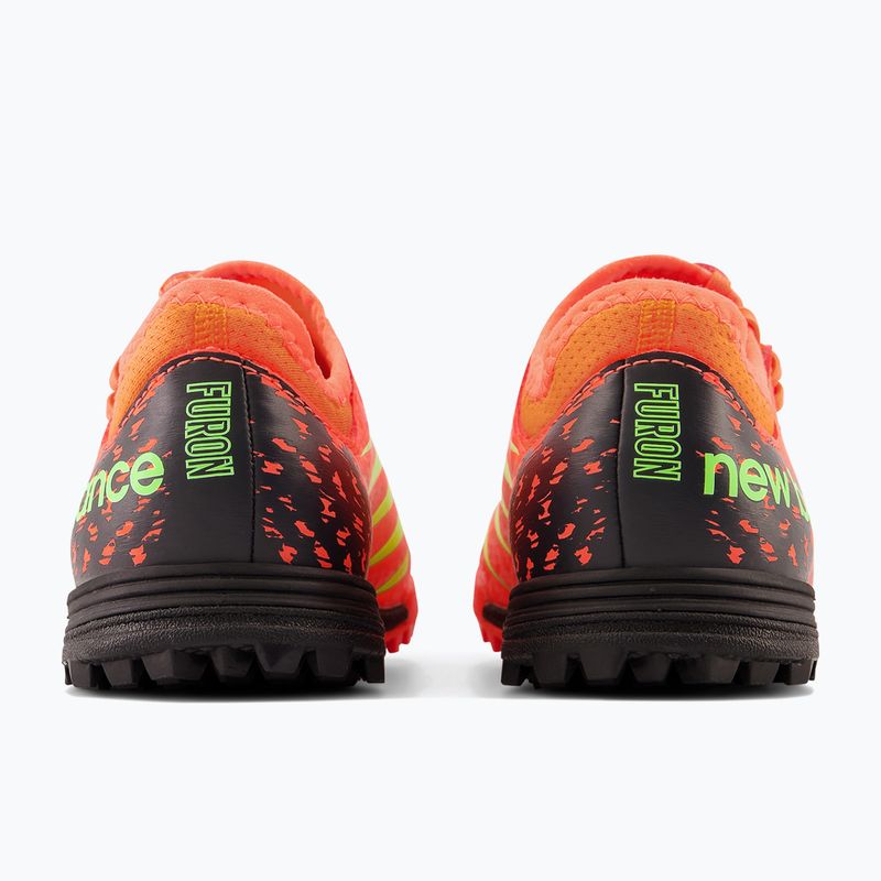 Scarpe da calcio per bambini New Balance Furon v7 Dispatch JNR TF neon dragonfly 13