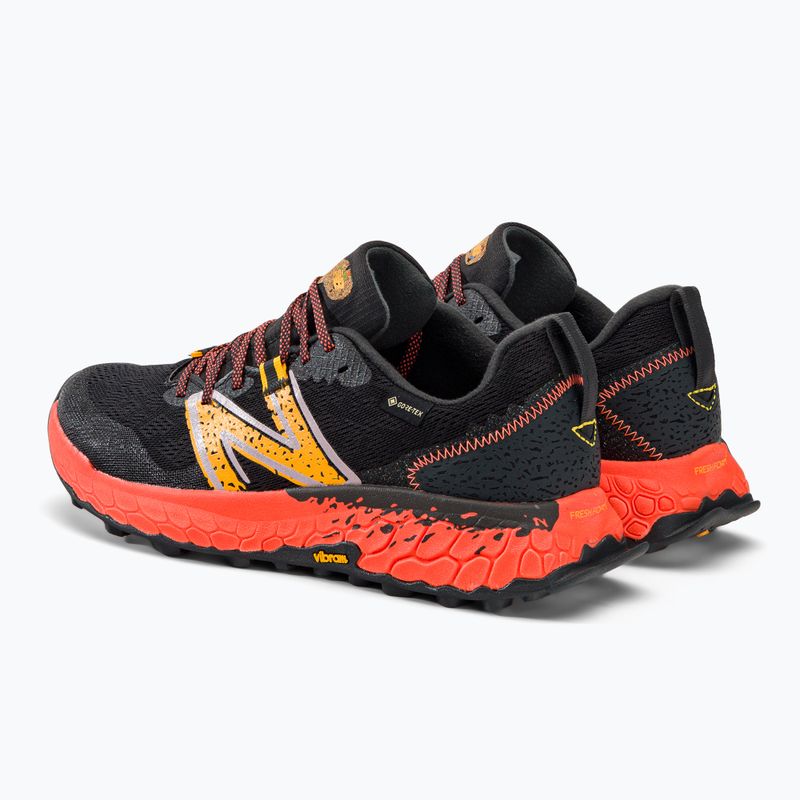 New Balance Fresh Foam X Hierro v7 nero/arancio scarpe da corsa da uomo 3