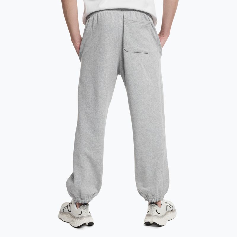 Pantaloni New Balance Athletics Remastered French Terry grigio atletico da uomo 3
