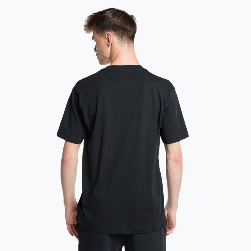 T-shirt New Balance Essentials Stacked Logo Uomo nero 3