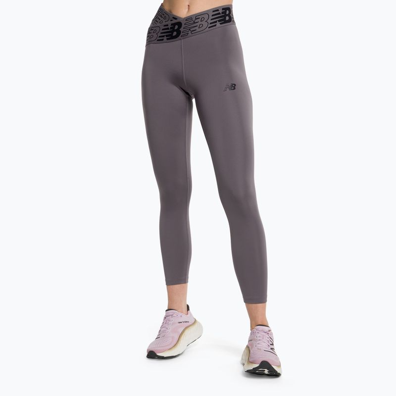 Leggings da allenamento da donna New Balance Relentless Crossover High Rise 7/8 Tight zinco