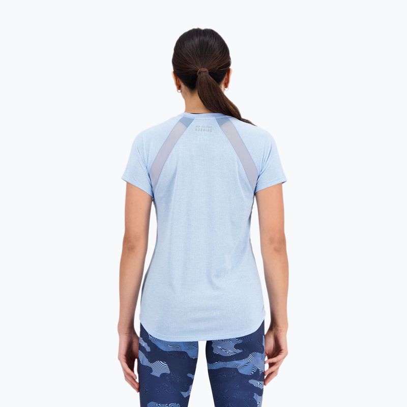 Maglietta da corsa New Balance Impact Run bluehaze da donna 3