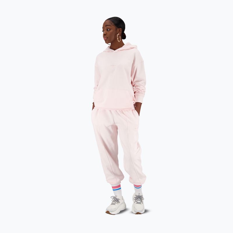 Felpa con cappuccio New Balance Athletics Nature State French Terry rosa slavato da donna 2