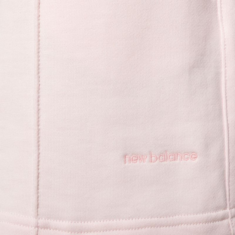 Pantaloncini da allenamento da donna New Balance Athletics Nature State French Terry lavato rosa 7