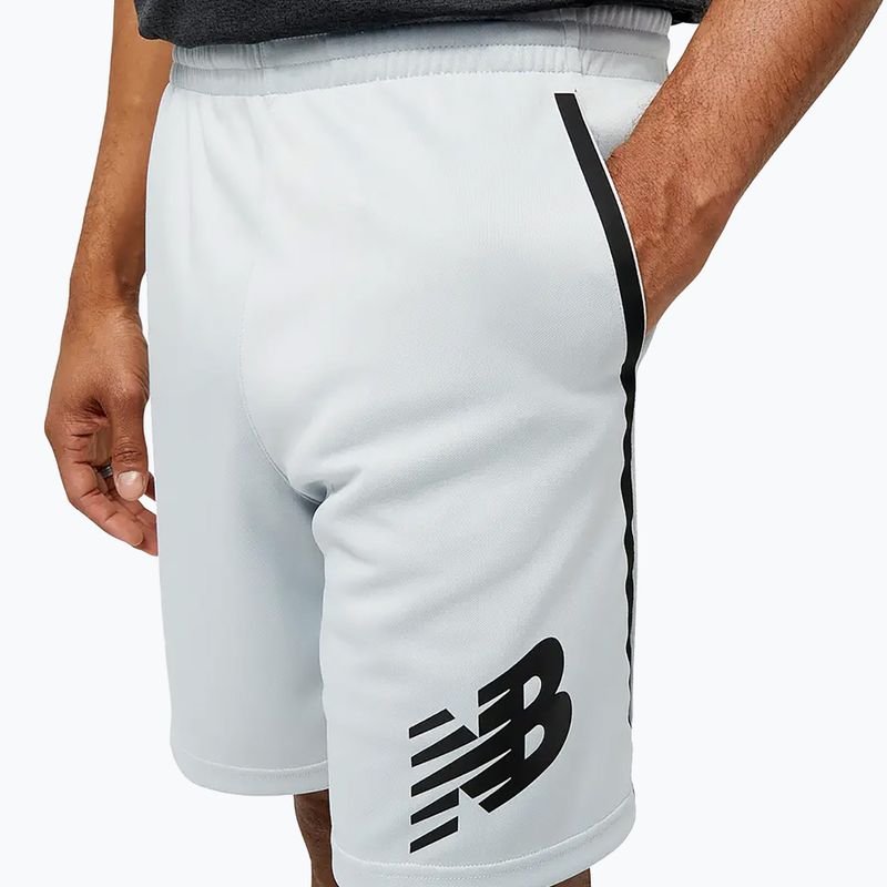 Pantaloncini da uomo New Balance Tenacity Football Training in alluminio leggero 4