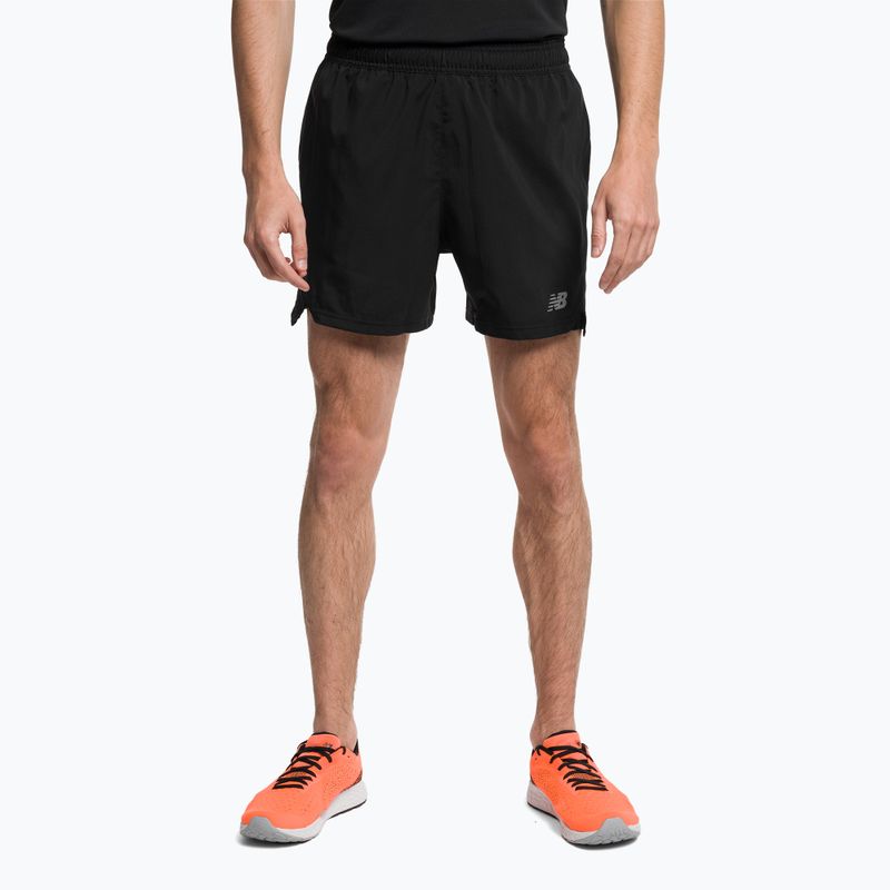 Pantaloncini da corsa New Balance Accelerate Pacer 5" da uomo, nero