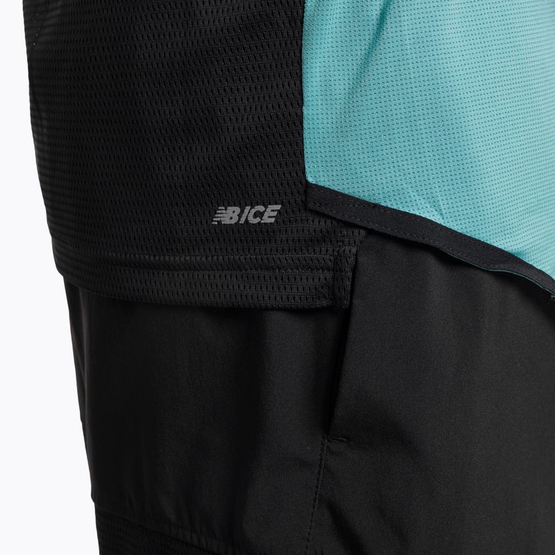 Canotta da corsa New Balance Accelerate Pacer Singlet sbiadita verde acqua per uomo 5