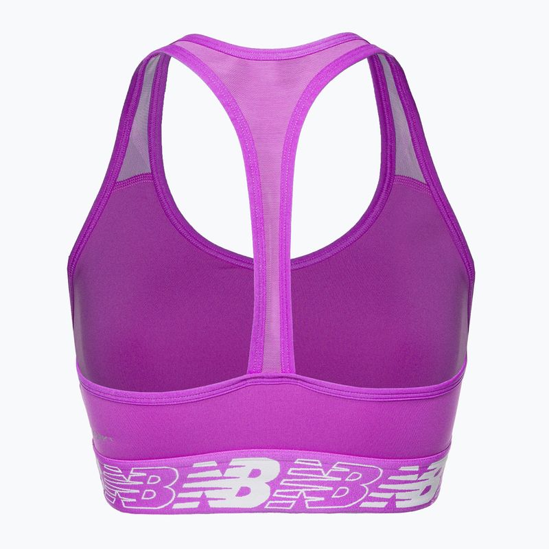 Reggiseno fitness New Balance Pace Bra 3.0 rosa cosmico 7