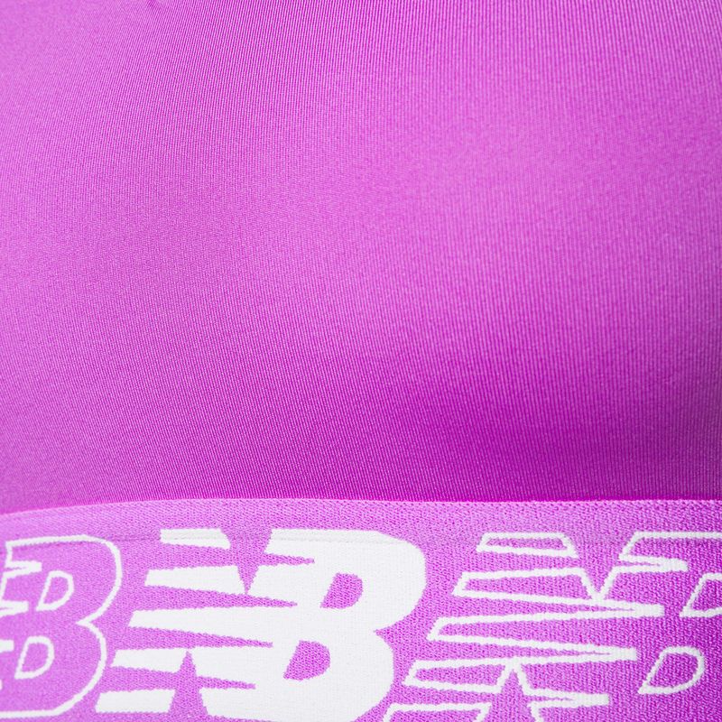 Reggiseno fitness New Balance Pace Bra 3.0 rosa cosmico 8