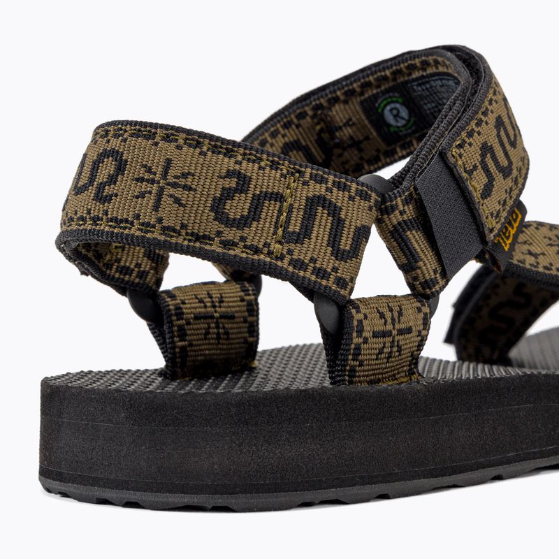 Sandali Teva Original Universal bandana oliva scuro da uomo 8