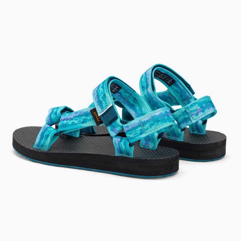 Sandali donna Teva Original Universal Tie-Dye blu sorbetto corallo 3