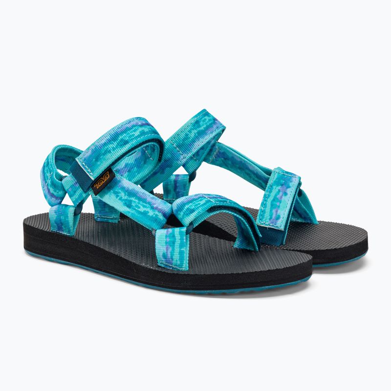 Sandali donna Teva Original Universal Tie-Dye blu sorbetto corallo 4