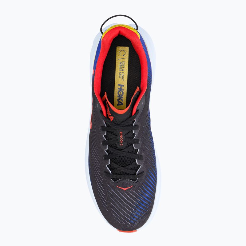 HOKA scarpe da corsa da uomo Rincon 3 nero/blu abbagliante 5