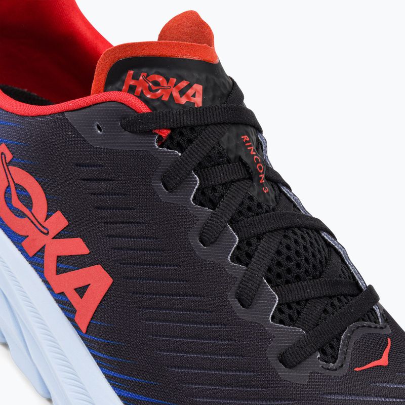 HOKA scarpe da corsa da uomo Rincon 3 nero/blu abbagliante 8