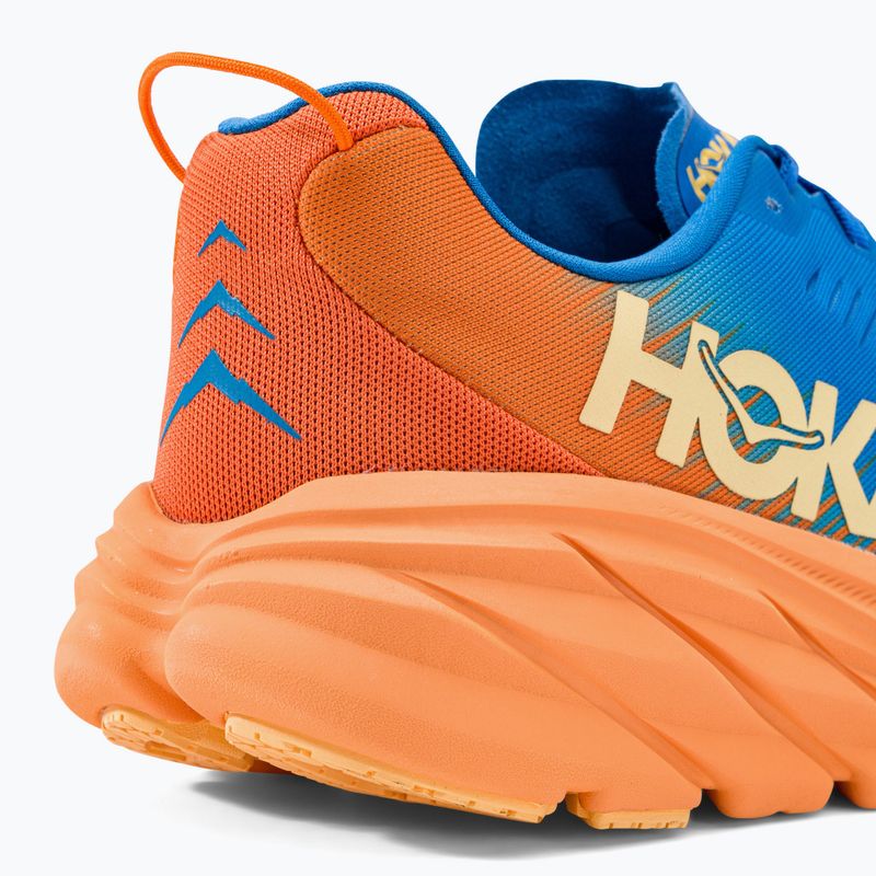 HOKA scarpe da corsa da uomo Rincon 3 cielo costiero/arancio vivo 8