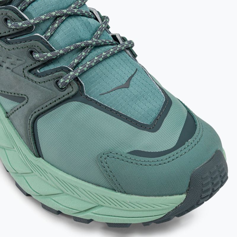 Stivali da trekking da donna HOKA Anacapa Mid GTX traliccio/verde nebbia 9