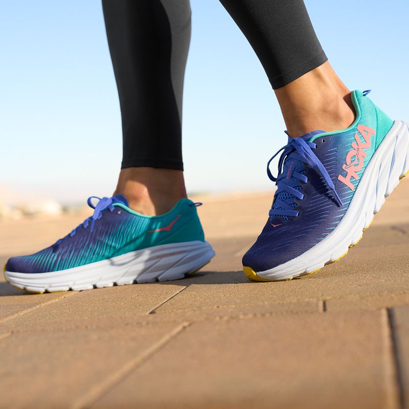 Scarpe da corsa da donna HOKA Rincon 3 bellwether blu/ceramica 11