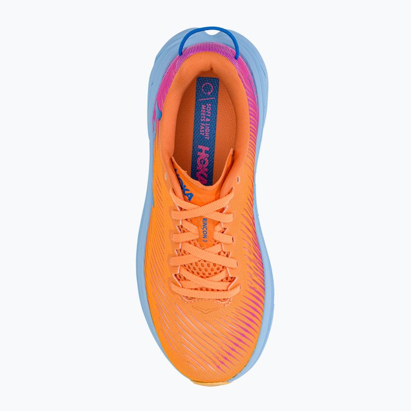 Scarpe da corsa da donna HOKA Rincon 3 finto arancione/ciclamino 6