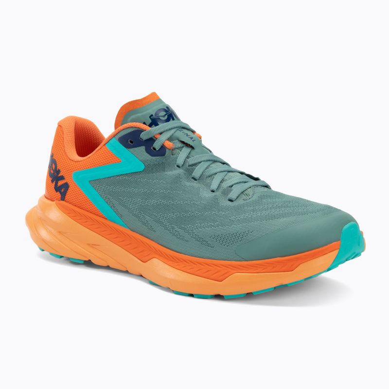 HOKA scarpe da corsa da uomo Zinal traliccio/arancio vibrante